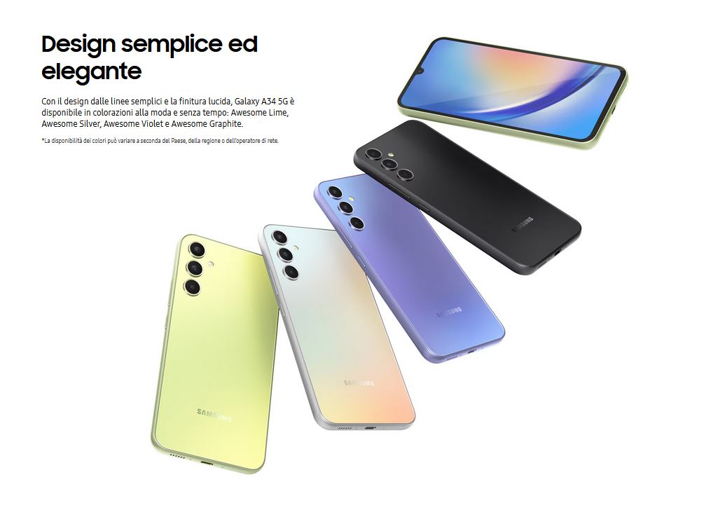 SAMSUNG GALAXY A34 5G 128GB 6GB